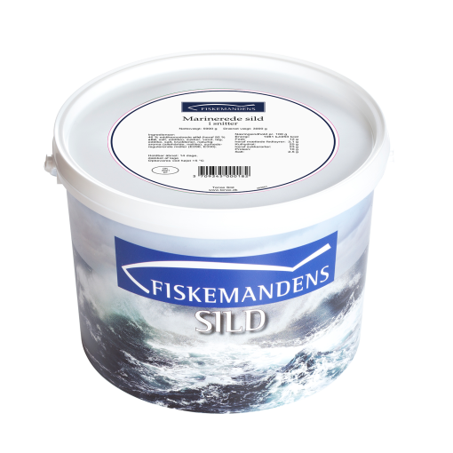Marinerede sild i snitter