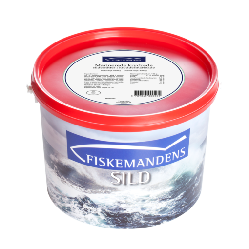 Marinerede krydrede sild i snitter