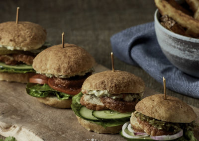 Sliders med fiskefrikadeller