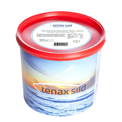 Marinerede krydrede sild i snitter